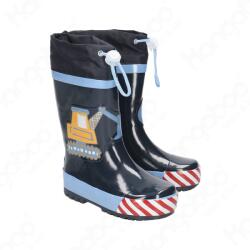 Playshoes Cizme de cauciuc copii, băieți, bleu excavator, 20/33 albastru închis/albastru (11DC9F)
