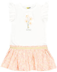 LOSAN mâneci scurte model de flori rochie fată model crud/roz (13E768)