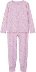 NAME IT pijama pentru fete cu mâneci lungi cu model Trandafir, violet / roz Lavanda (13DD10)