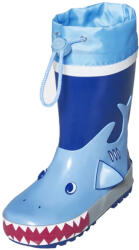 Playshoes Cizme de cauciuc copii, băieți, captuseala cu snur, rechin bleu, 20/33 albastru / 7 (12EE1A)