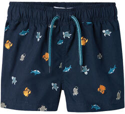 NAME IT Pantaloni scurți de baie băieți, bleu Marina, 80/110 albastru închis (146777)