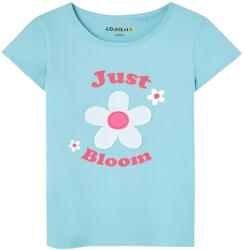 Losan Tricou fete, mânecă scurtă, bleu cu flori, Just Bloom, 2-8 Ani albastru deschis (1454F5)