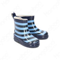 Playshoes Cizme de cauciuc copii, băieți, bleu in dungi, scurte, 18/24 dungi albastre-navy/albastru deschis (111CBB)