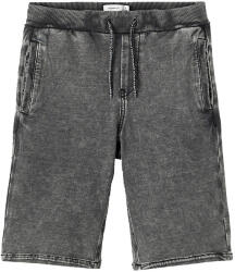 NAME IT pantaloni scurți de băiat din denim croșetat bermude pentru băieți negru periat (1378D9)