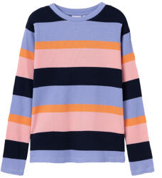 NAME IT fată cu dungi tricou cu mânecă lungă roz/albastru (13E983)