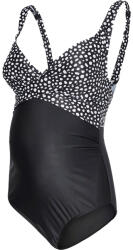 Mamalicious Costum de baie gravide, intreg, negru-alb cu buline negru (147503) Costum de baie dama