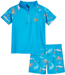 Playshoes Costum de baie, 2 piese, protectie UV, băieți, bleu 74/104 turcoaz/turcoaz (13F73F)