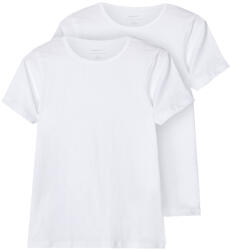 NAME IT 2pcs tricou cu mânecă scurtă uni cu mânecă scurtă alb (13353B)