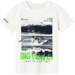 NAME IT tricou cu mânecă scurtă pentru băieți crem (13F506)