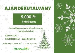  Ajándékutalvány kilogramm: 5000