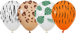 Balonevi Latex lufi, 12" 30cm, 50db/cs, Safari állatok (LUFI911972)