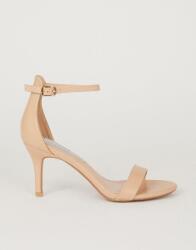 Coast Bézs Színű Szandál, műbőr, tűsarok, pántos, Size 37 (BCC06147)