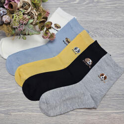 Aura Via Női bambusz zokni kutya mintás NN397 35-38 73099