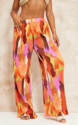 Prettylittlething LC21203 Prettylittlething Plisszírozott Mintás Nadrág (45) M