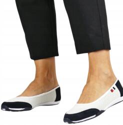 Filippo Fehér Bőr Félcipő, Size 41, áttört, természetes bőr (142 BIAŁO GRANAT)