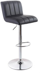 G21 Malea bárszék, fekete, műbőr (G-21-B601) - multinet