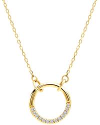 SAVICKI Colier cerc din aur 585 cu diamante albe 0.03 ct 42 cm - savicki - 2 904,00 RON