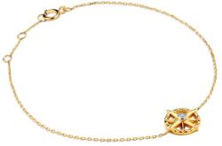 SAVICKI Brățară Celebrity busolă aur 585 cu diamant alb 0.01 ct 18 cm