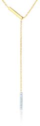 SAVICKI Colier din aur 585 cu diamante albe 0.01 ct 41 cm