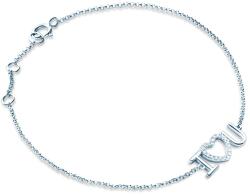 SAVICKI Brățară Celebrity aur alb 585 cu diamant alb 0.05 ct 18 cm