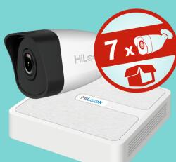 HiLook by Hikvision 7 csőkamerás 5MP AHD komplett kamerarendszer szett