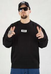 Prosto Box kapucni nélküli pulóver, fekete, pamut, poliészter (5904978985978)