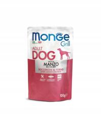 Monge Húsos tasak marhahús darabokkal 100g Grill- Monge márka