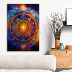 DUBLEZ Fából készült kép - Angyali mandala | DUBLEZ