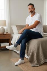 Pesail Férfi normál szárú zokni, 5 pár/csomag, színes