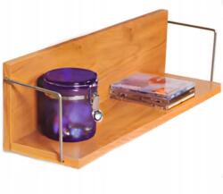 B&Q Könyvespolc, 60cm, fa hatású, 5kg teherbírás (x)