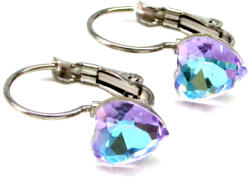 szivecske SZÍVECSKE kapcsos fülbevaló - színjátszós lila (4 éves kortól) (20220914501)