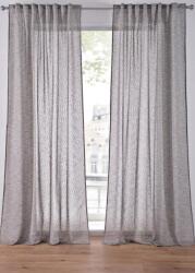 Bonprix Függöny, csillogó szállal, szürke, Size 140/175, 1 db, Bonprix (963543)