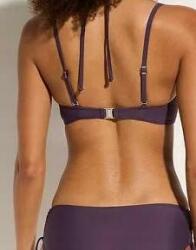 Bonprix 85C Felső Bikini flc, lila, 80% poliamid (újrahasznosított)