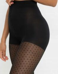 Bonprix Női Harisnyanadrág, fekete, mintás, Size 2 (969858)