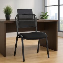 Chairs ON Scaun vizitator HRC 600, mesh, conferinta, cadru metalic, 110 kg (7427281085145)
