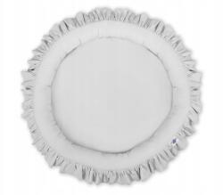 My Sweet Baby Babafészek, szürke, Ø90cm, ráncos szélű