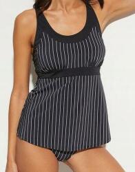 Bonprix 46-os tankini, csíkos mintával, 80% poliamid, 20% elasztán, poliészter bélés