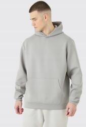 Boohooman LC24212 Boohoo Tall Sima Tréning Pulóver Kapucnival (45) M