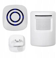  Bolti Bejárat Jelző Mozgásérzékelő Vezeték Nélküli Riasztó Elemről Működik (JYA0C54GBSD9)