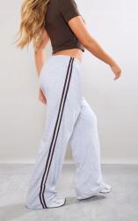 Prettylittlething HC15313 Prettylittlething Széles Szárú Melegítő Nadrág Oldalsó Csíkkal (45) S