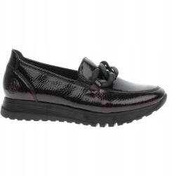 Rieker Női mokaszin, 49051-35, bordó-fekete, Size 36, H szélesség (49051-35)
