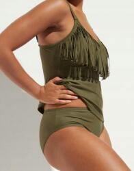Bonprix Kétrészes Tankini, Size 40, zöld, rojtokkal