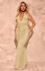 Prettylittlething Texturált Ruha, Size 40, zöld