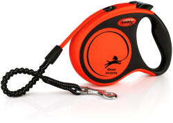 flexi FLEXI Xtreme, lesă bandă retractabilă câini, nylon, portocaliu, S(20kg, 5m)