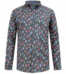 Duke Nagy méretű férfi ing hosszú ujjú nagy méretek Duke D555 4XL