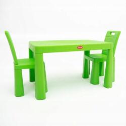 Doloni asztal székek gyerekeknek műanyag világoszöld (04680/2)