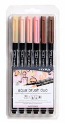 LYRA Set 6 markere acuarela Skin Tones Aqua Brush Duo Lyra