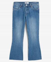 Bonprix Női Flare Farmer Nadrág, Size 46 (XXXL), kék, 99% pamut