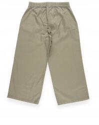 Bonprix 38-as zöld széles szárú nadrág, 55% lenvászon, 45% pamut