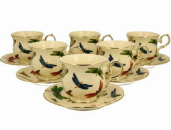 Duo 6 darabos "Szitakötő" csészealj szettel (3)